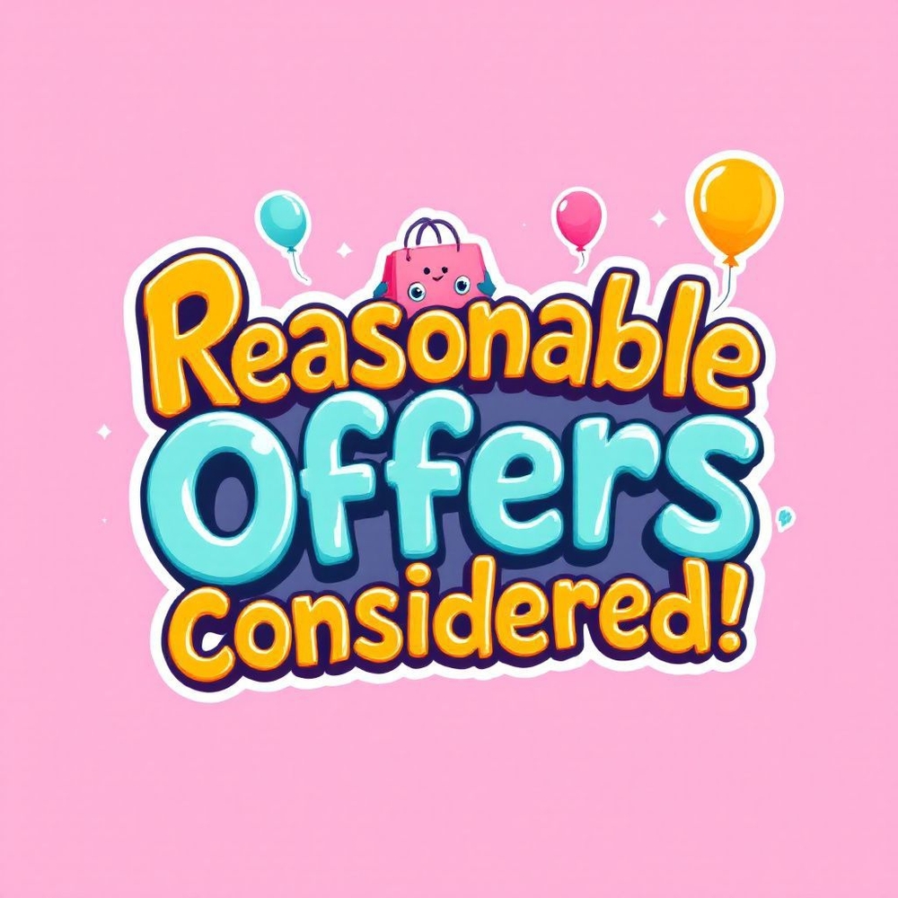 Reasonable Offers Considered!
